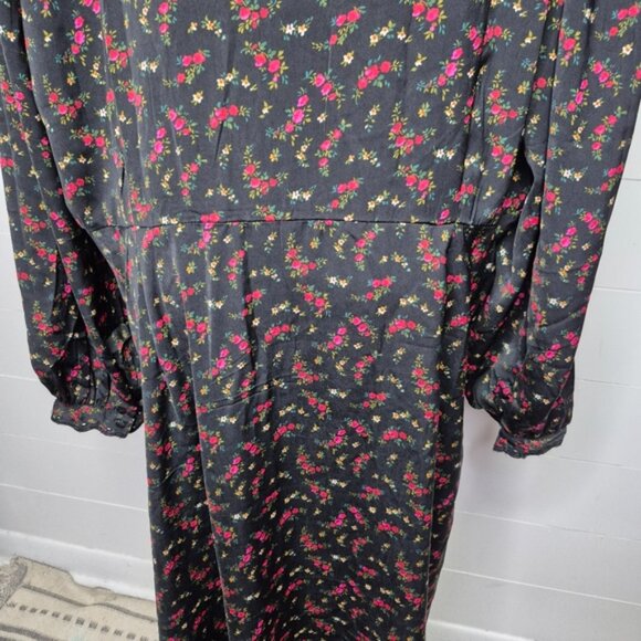 GAP Satin Empire Floral Midi Dress XXL - Picture 7 of 12